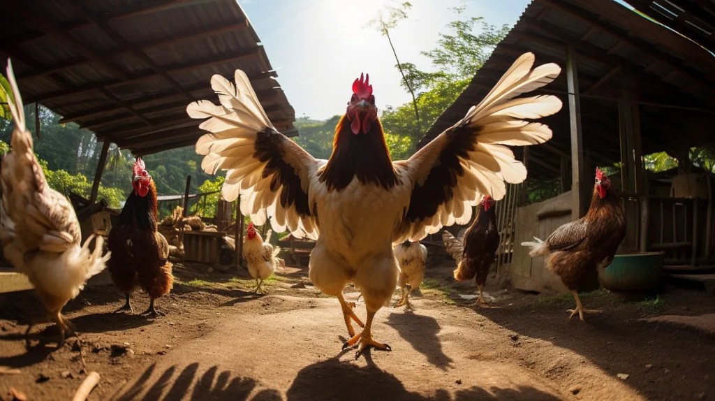 How Do Chickens Mate When A Rooster Courts A Hen