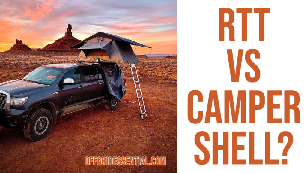 Roof Top Tent vs Camper Shell Camping? (We Have A Winner)