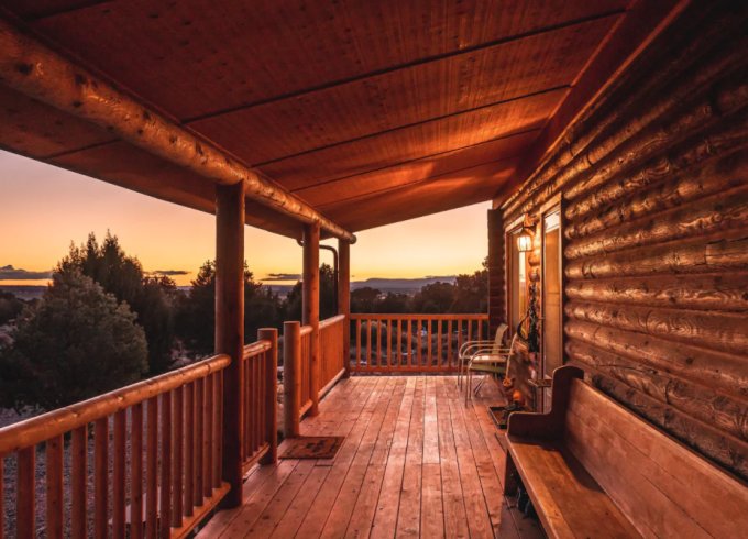 Sage Haven Authentic Log Cabin Hideaway Off Grid Path