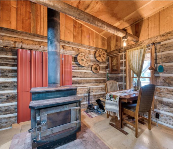 Remote Log Cabin Rental In Montana Page 2 of 2 Off Grid Path