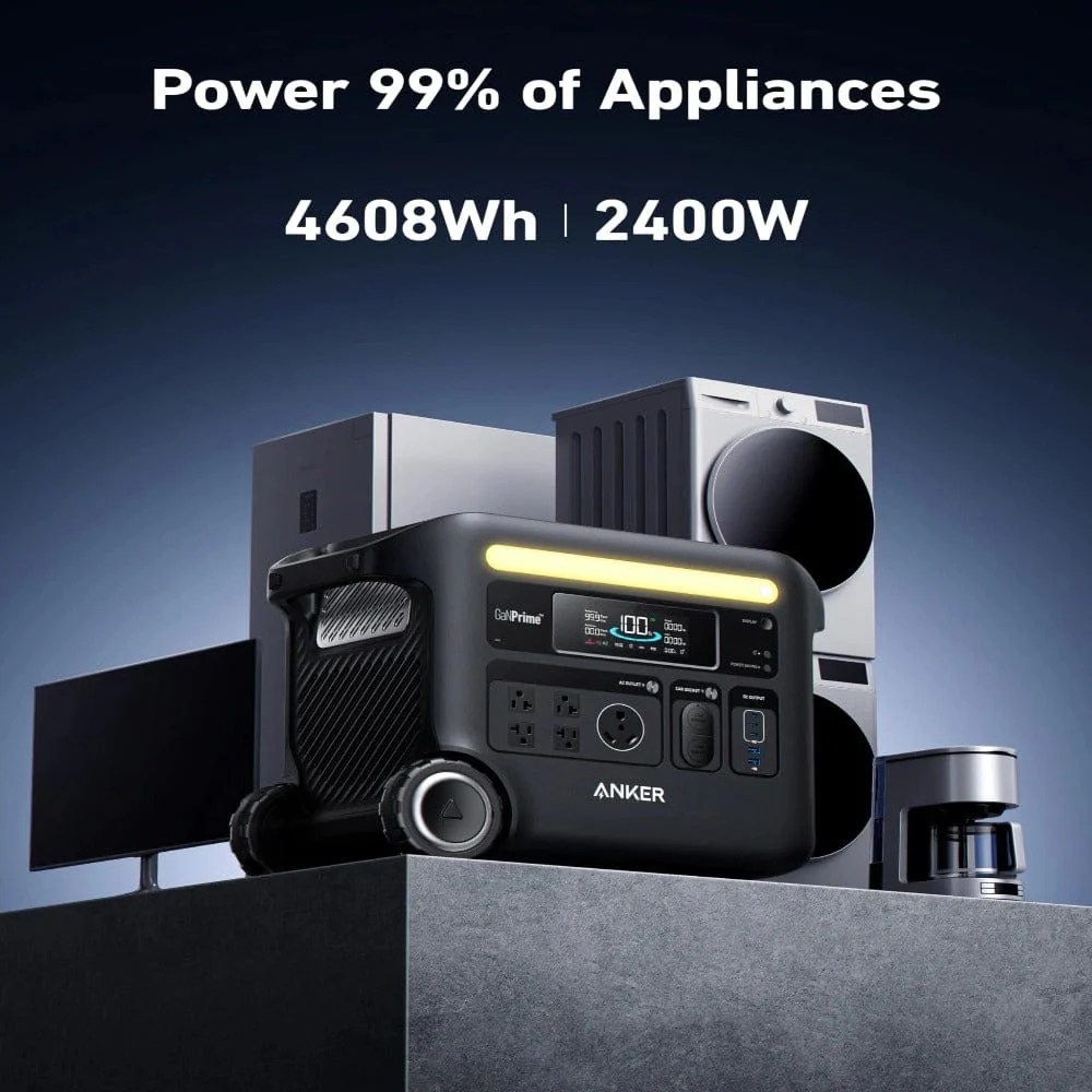 Anker SOLIX F2600 Solar Generator + Expansion Battery — Off-Grid Source