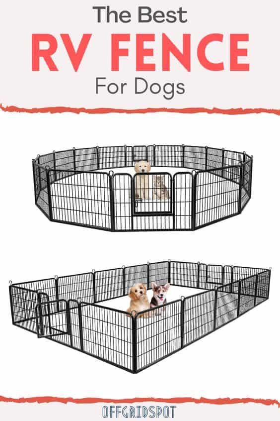 RV Fence for Dogs Secure Your Pet in Style While Camping