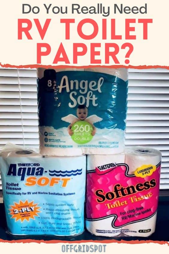 What toilet paper is safe for an RV?