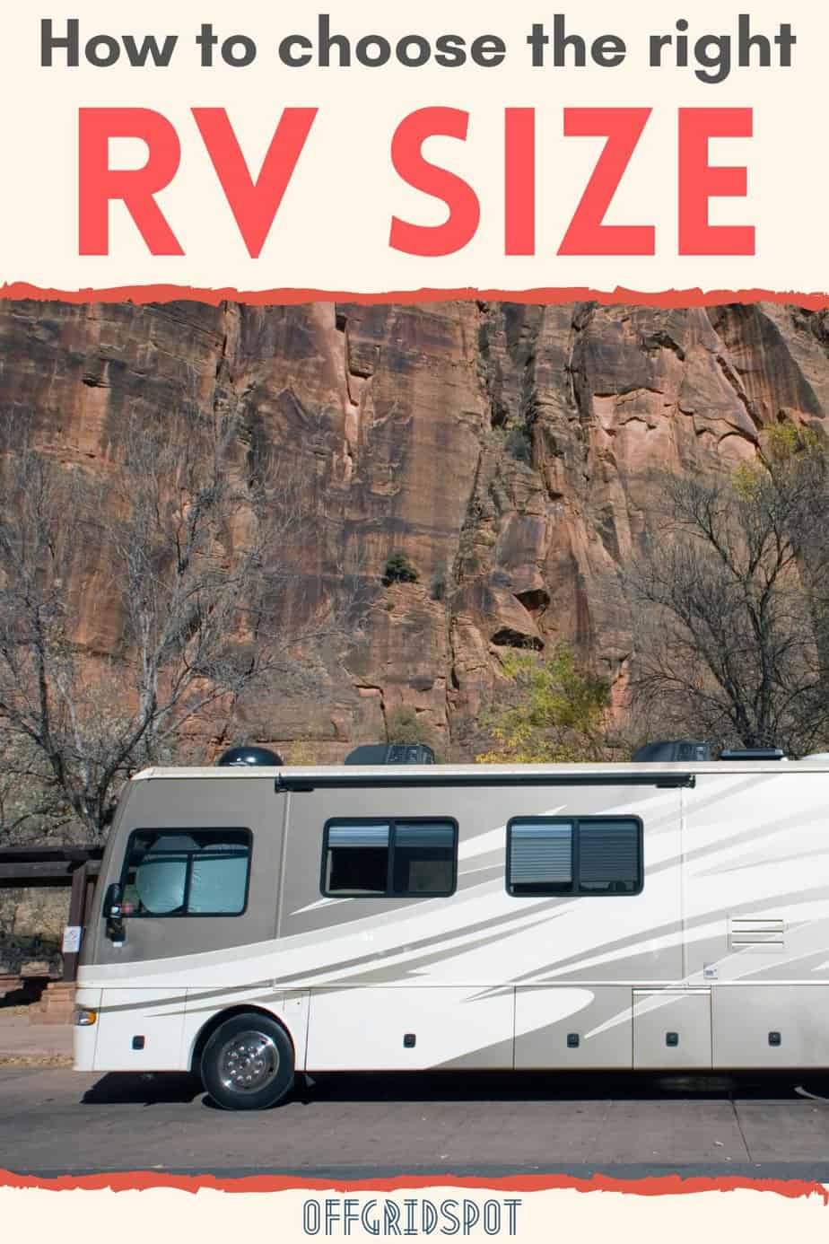How to Choose the Right RV Size