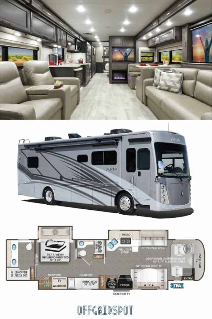 7 RVs with Bathtubs & Amazing Amenities You Must See