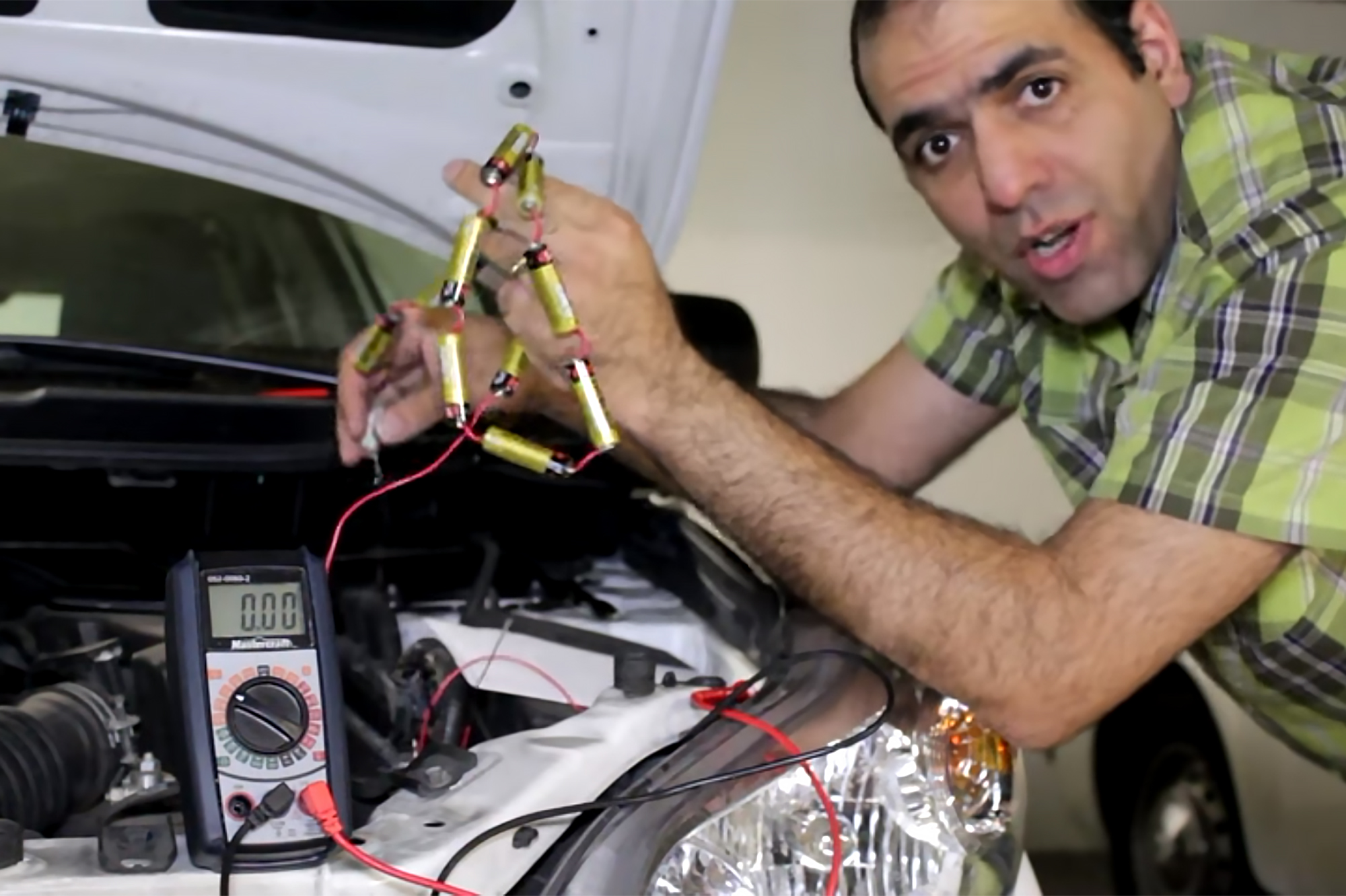 Jump Start a Car with AA Batteries RECOIL OFFGRID