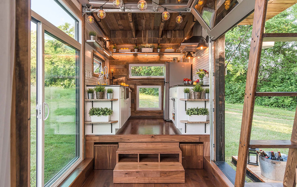 The Alpha Tiny House With Beautiful Natural Lighting Off Grid World