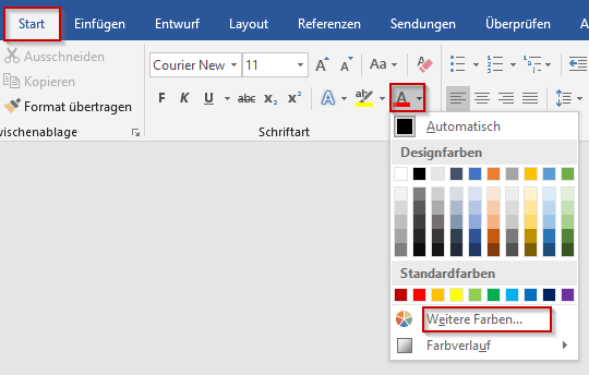 Word Formatierung von WordDokumenten Seite 2 von 2