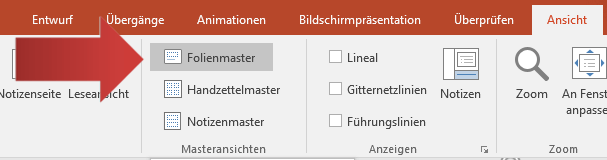PowerPoint Fußzeile bearbeiten