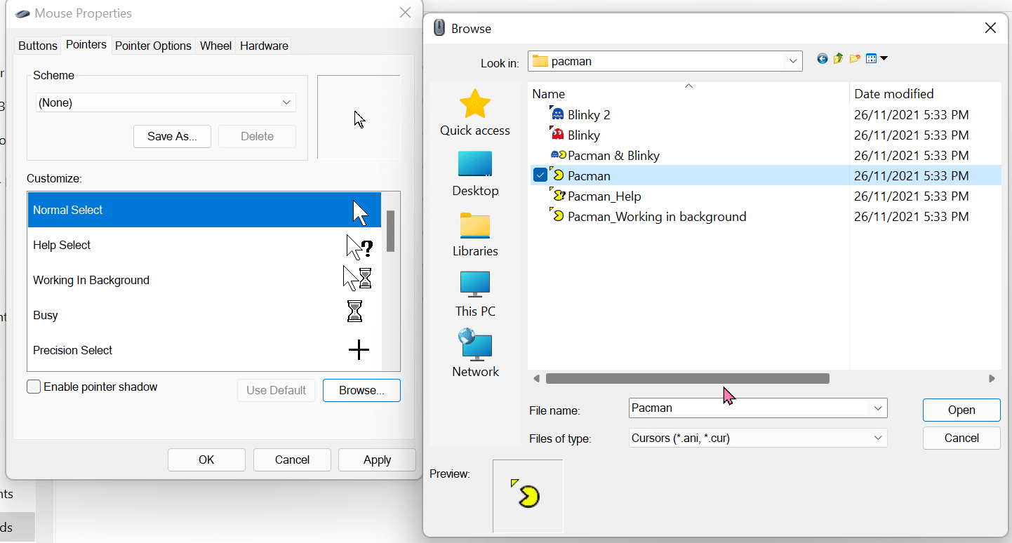Fancy Themed Mouse Cursors for Windows 10 and 11 Office Watch
