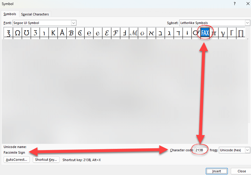 FAX ℻ symbol in Word, Excel, PowerPoint and Outlook Office Watch