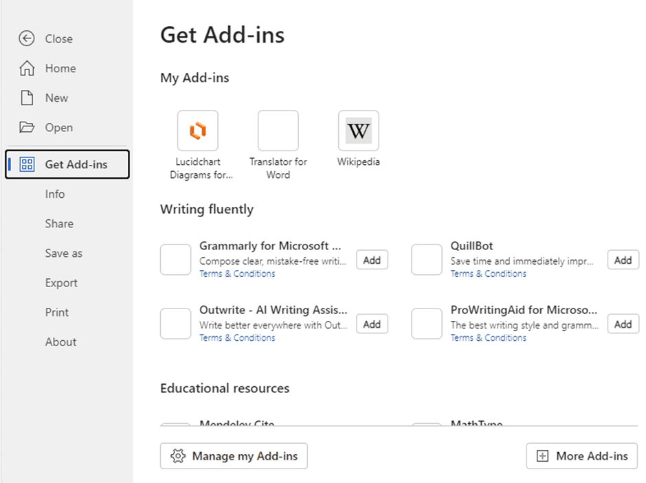 Microsoft 365's Get Addins Unlock ThirdParty Software Office Watch