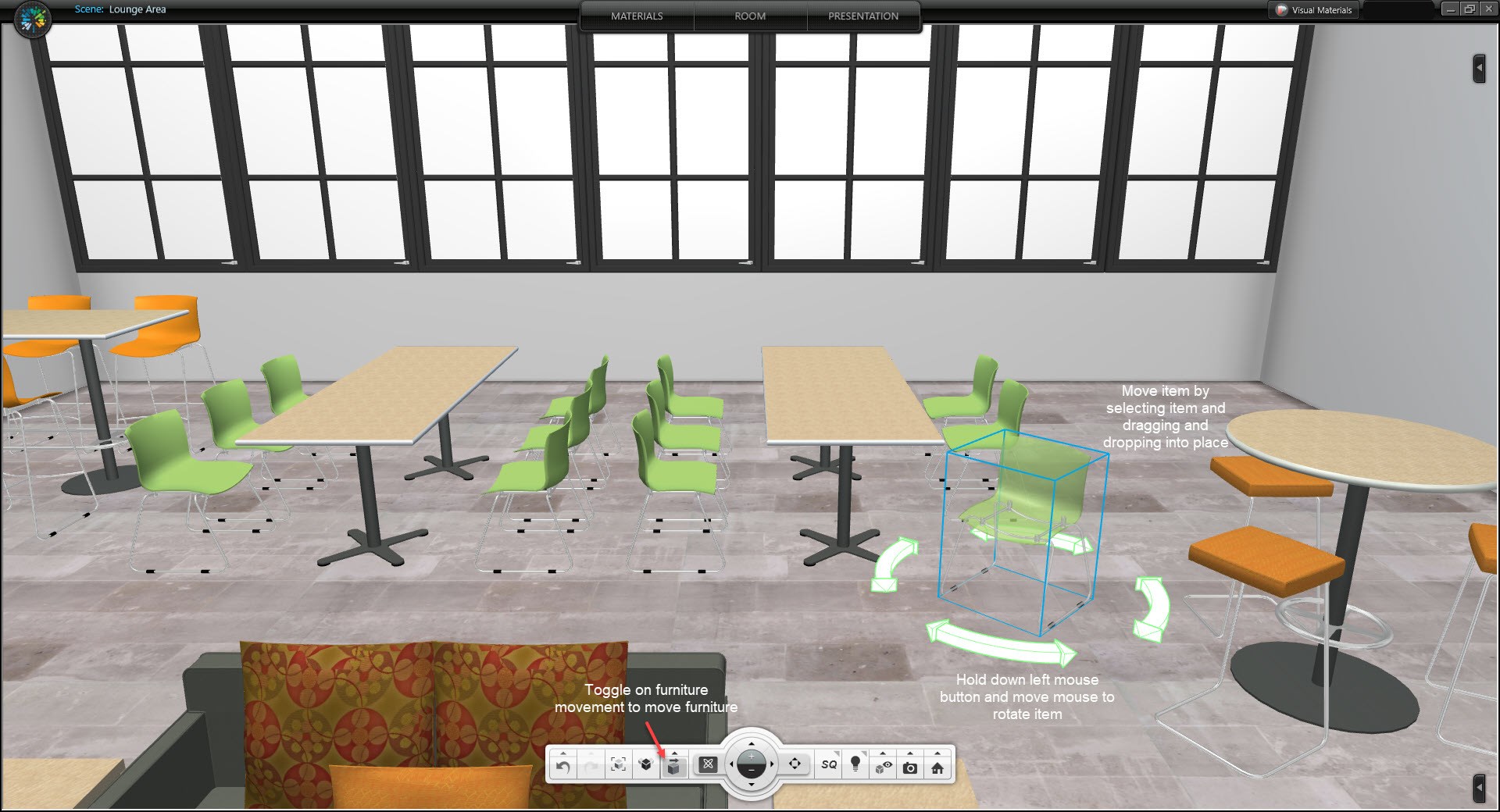 Furniture movement Office