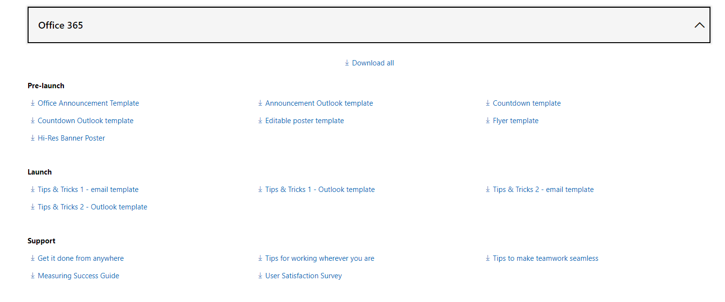 Office 365 Change Management & Adoption Top free resources