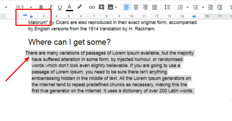 How to create Hanging Indent in Google Doc OfficeBeginner