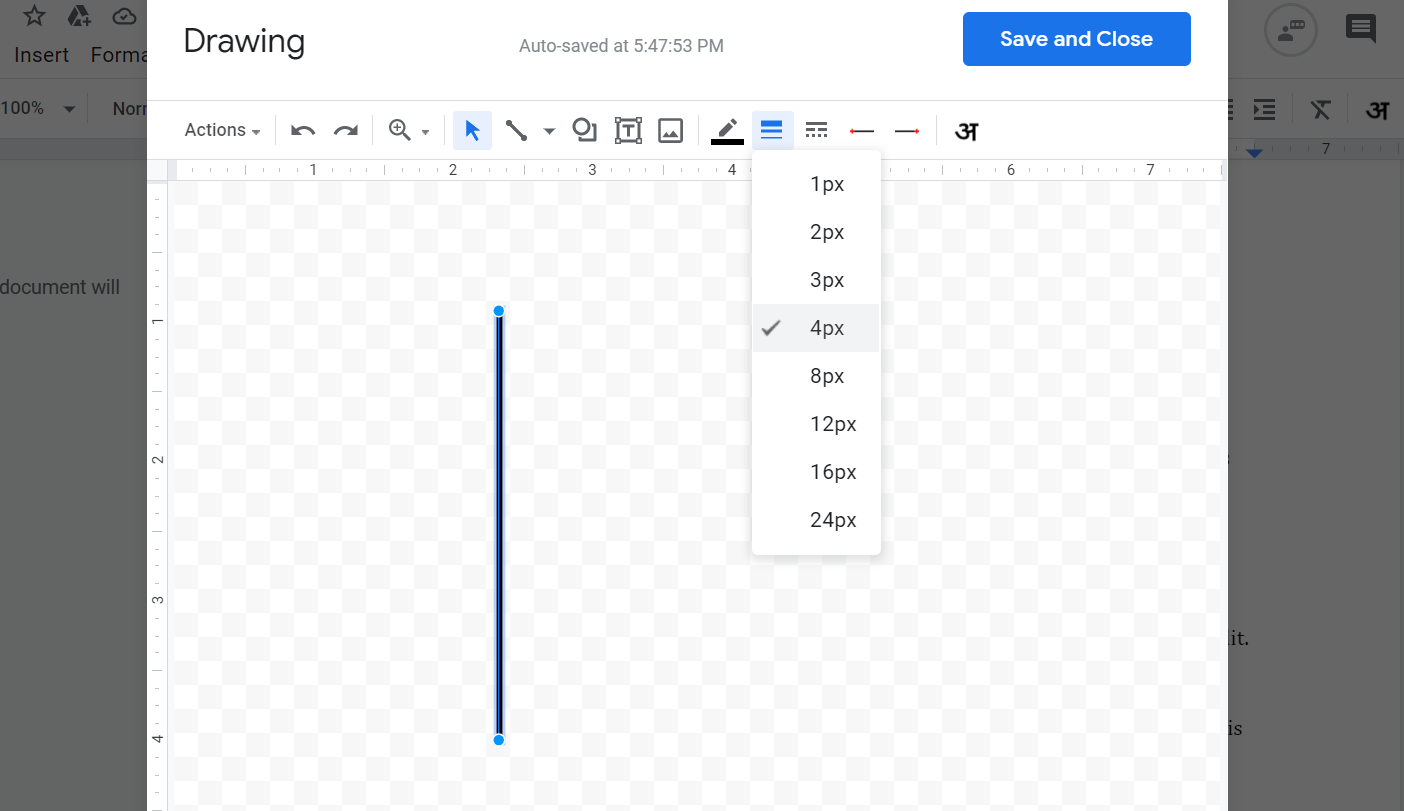 How to insert a vertical line in Google Docs OfficeBeginner
