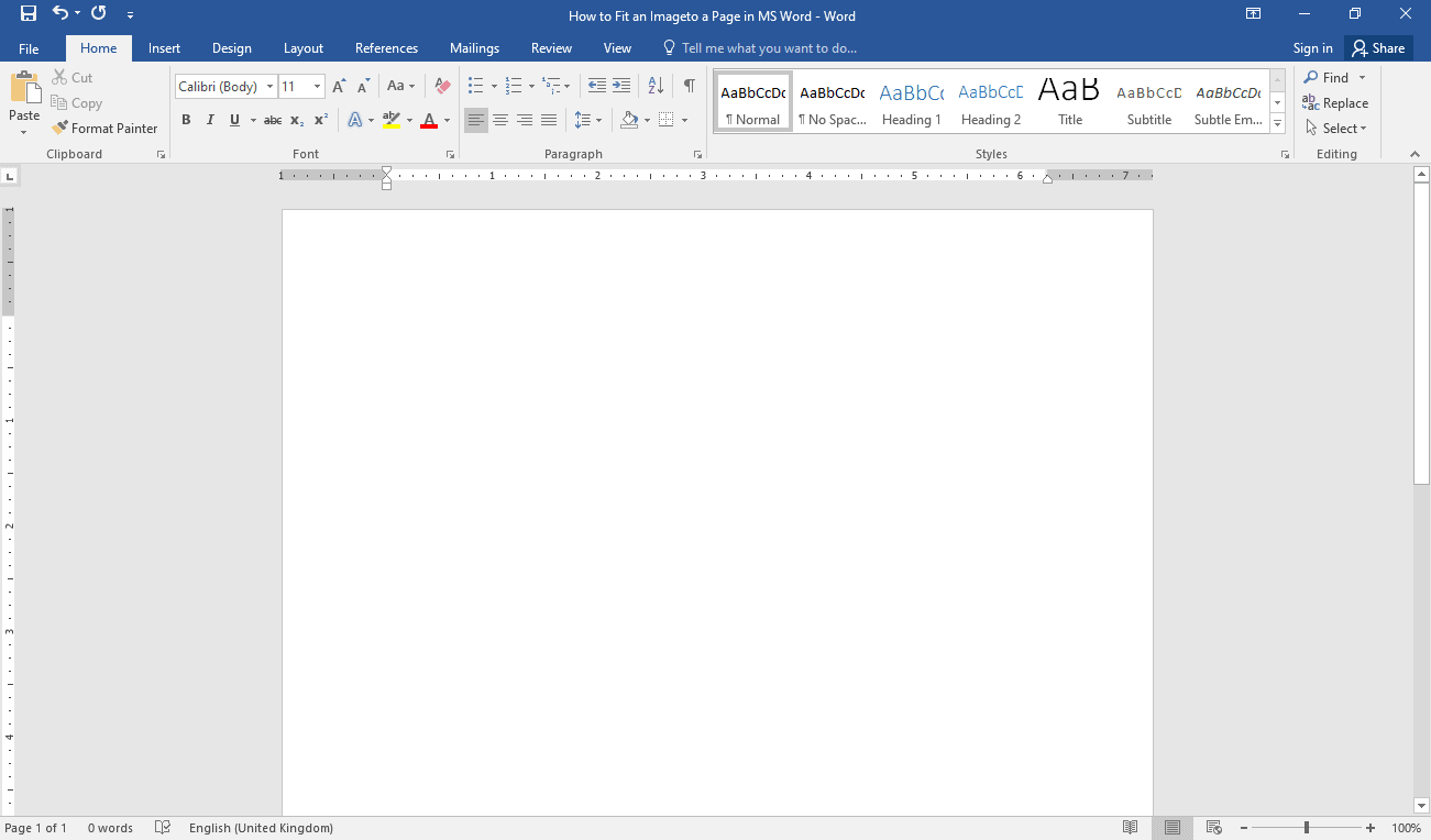 How to Fit a Picture to a Page in Word? OfficeBeginner