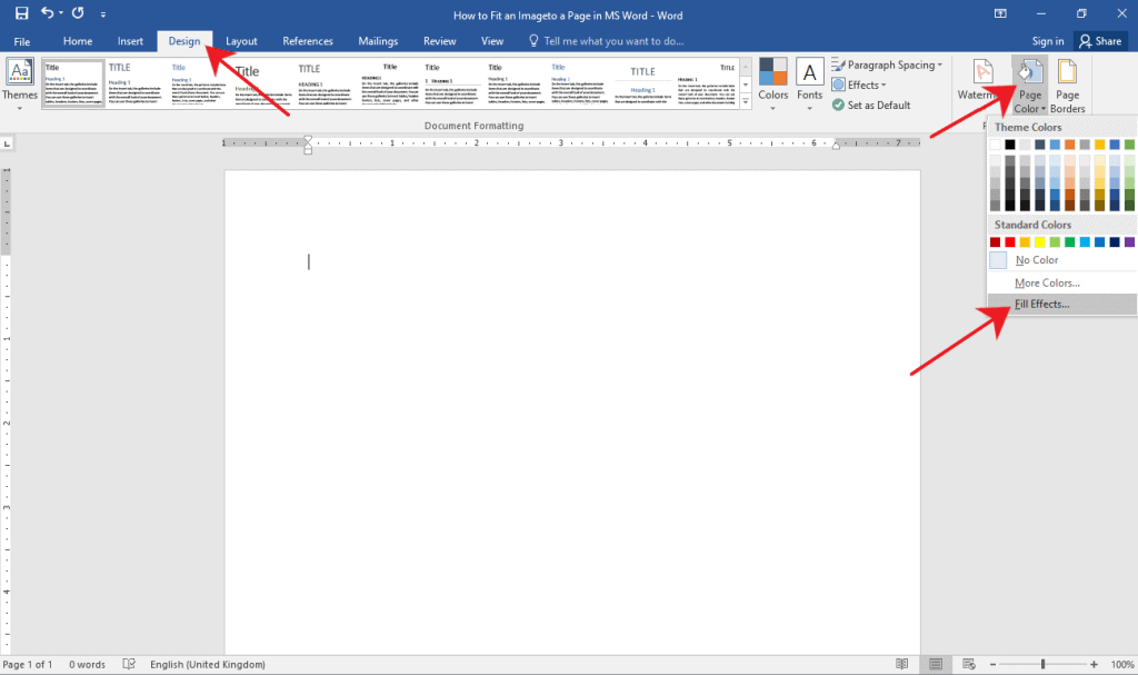 How to Fit a Picture to a Page in Word? OfficeBeginner