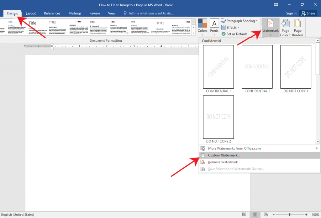 How to Fit a Picture to a Page in Word? OfficeBeginner