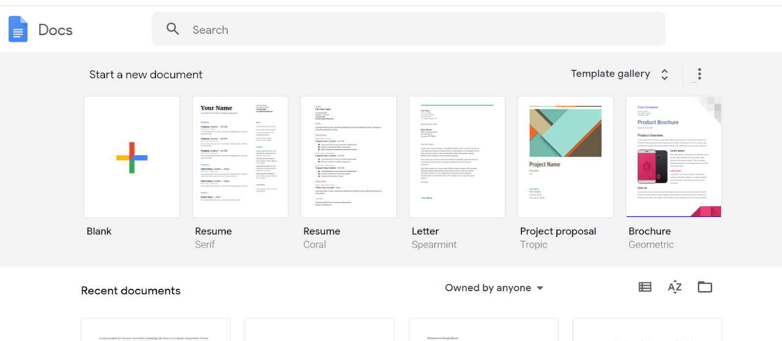 How to change the background color of table cells in Google Docs