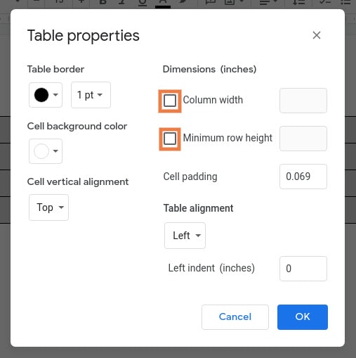 How to make a table smaller in Google Docs OfficeBeginner