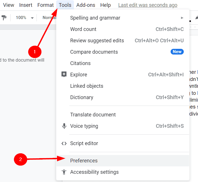 How to Enable autocorrect in Google Docs OfficeBeginner