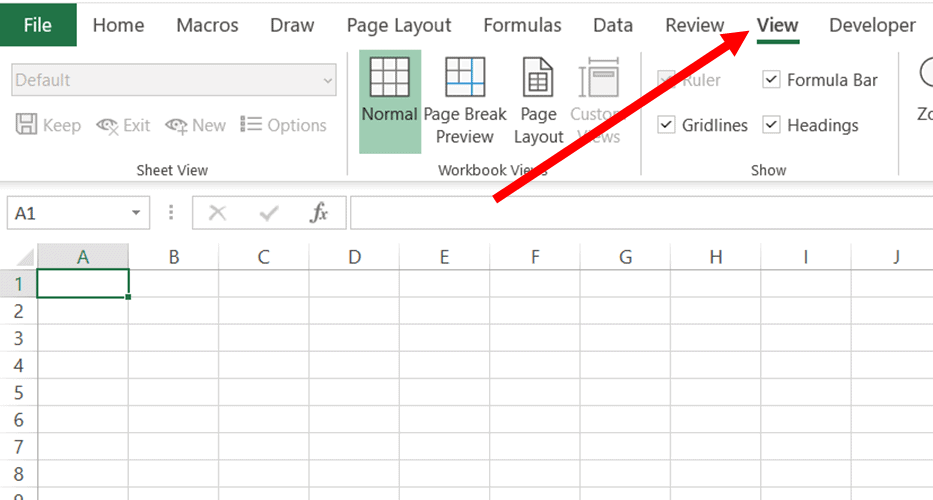 How to Show and Hide Gridlines in MS Excel OfficeBeginner