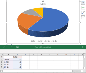 How to Make a Pie Chart in MS Word - OfficeBeginner
