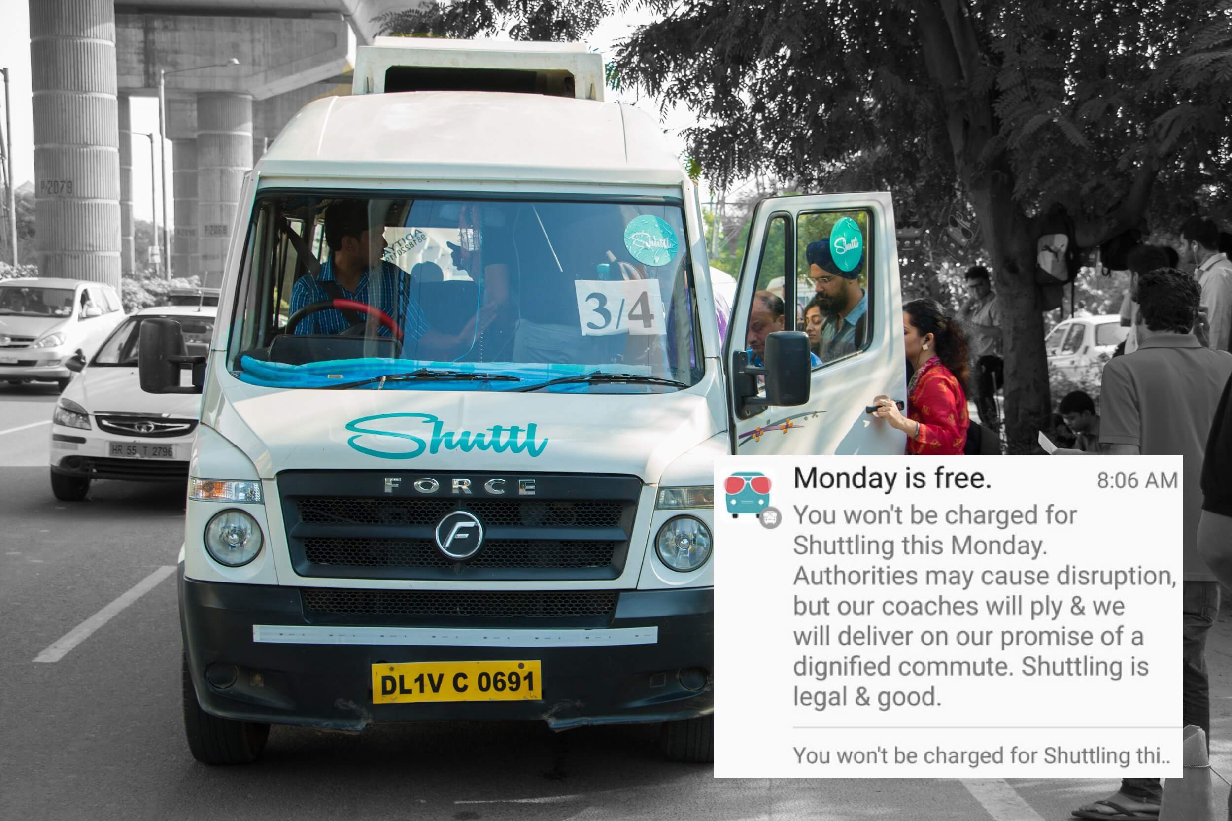 Shuttl Says It'll Run Services For Free Tomorrow After Government