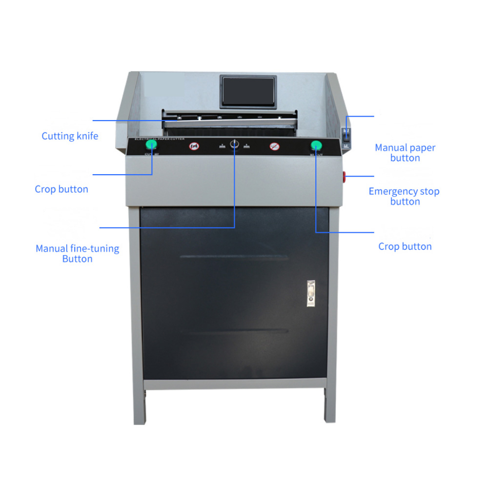 ERC 4908M Programmable Electric Paper Cutter 19.29 Inch(490mm) Cutting