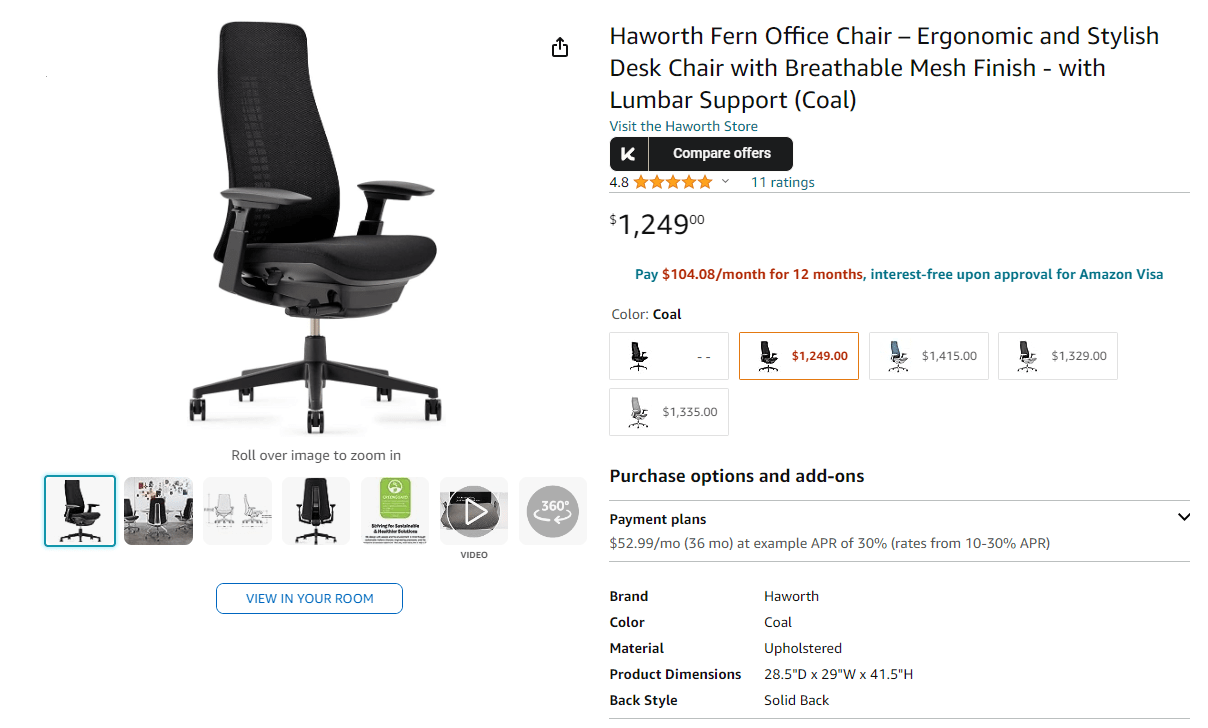 Haworth Fern Review 2023 OfficeGearLab