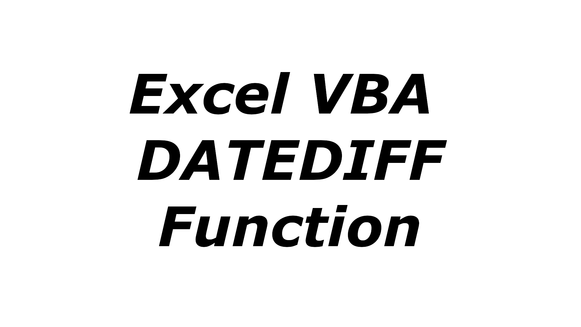 Year VBA Function How to calculate year from date
