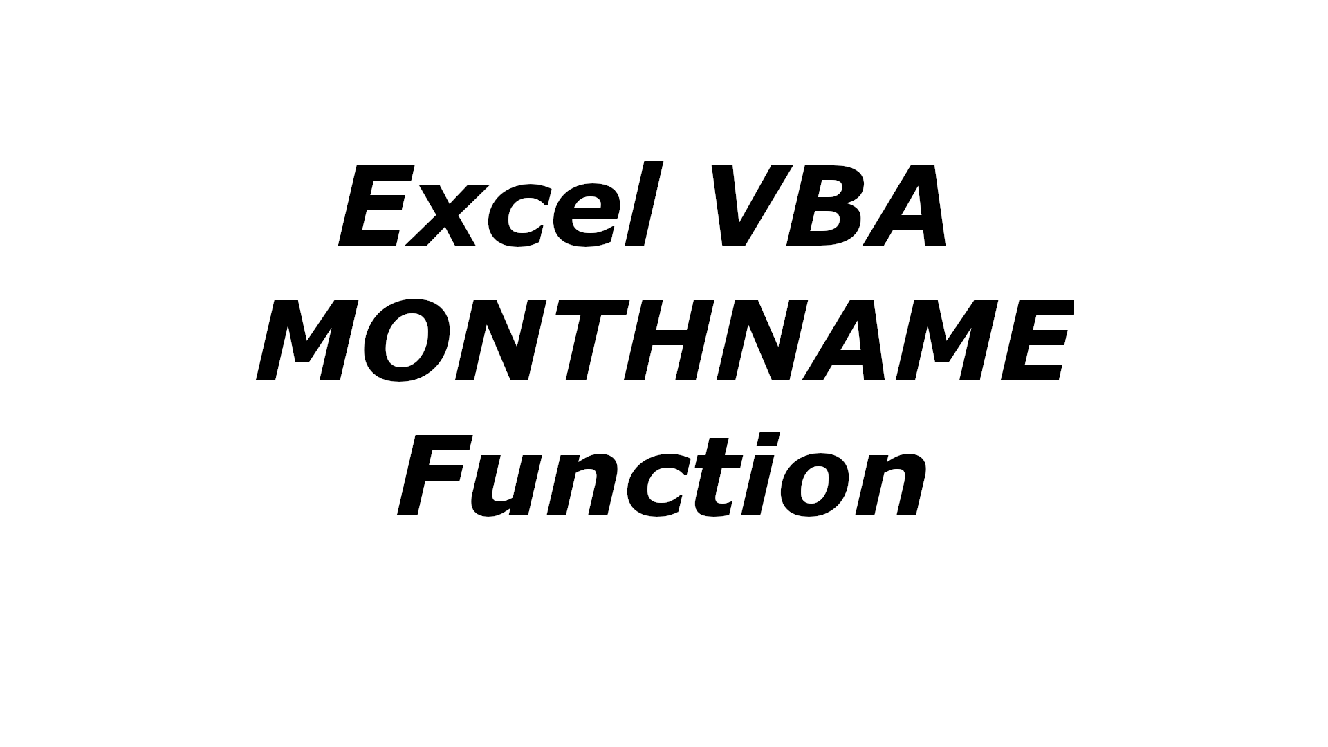 Space VBA function How to create multiple spaces