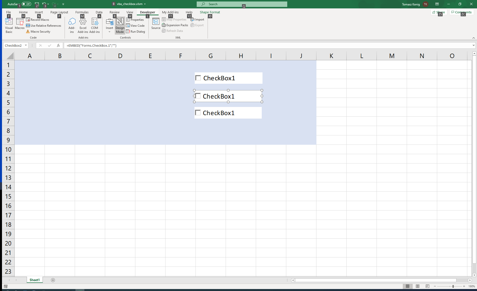 ActiveX controls Spin Button in Excel VBA