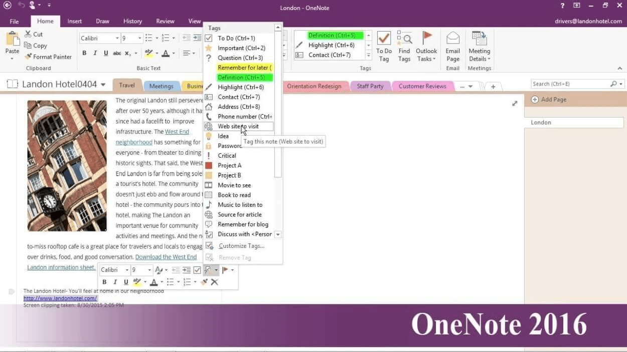 How to install OneNote 2016 instead of just OneNote