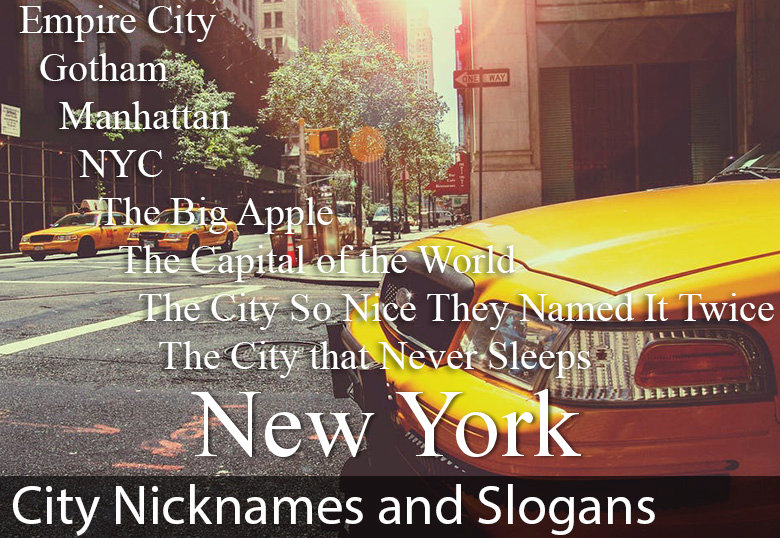 City Slogans & Nicknames of US Cities