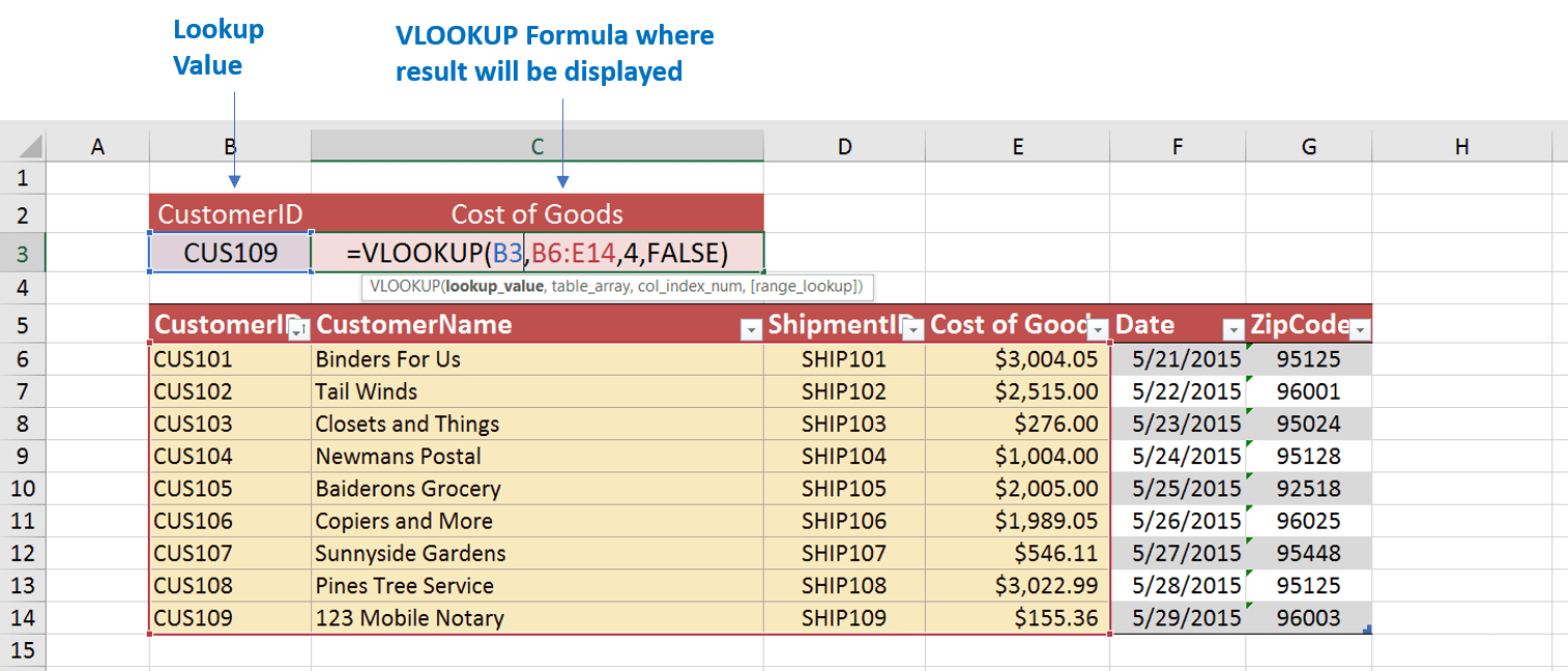 How to do a Vlookup in Excel Office Skills Training