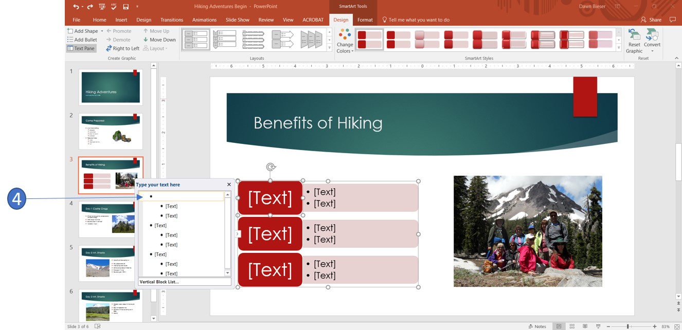smartarttextpane Office Skills Training