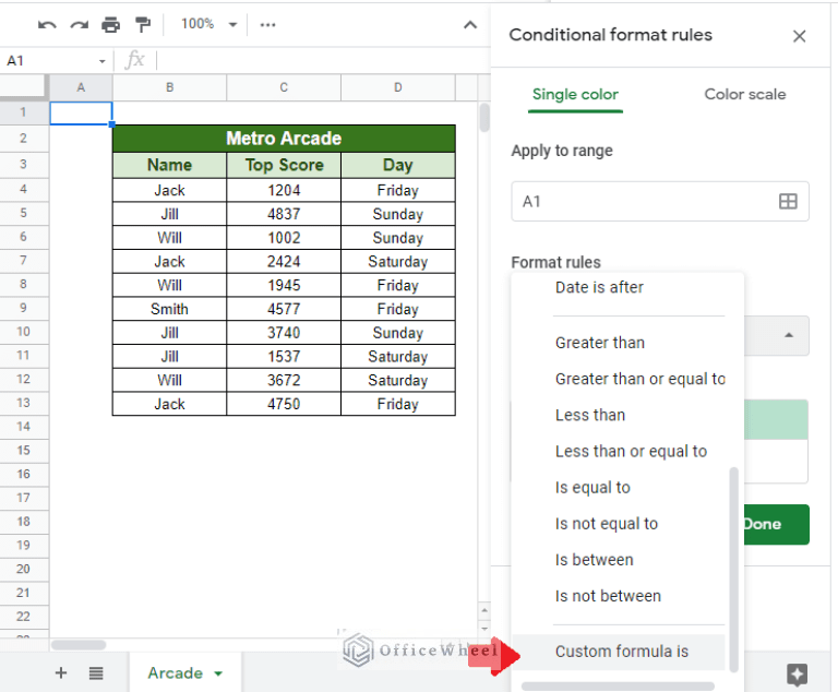 Conditional Formatting with Multiple Conditions Using Custom Formulas