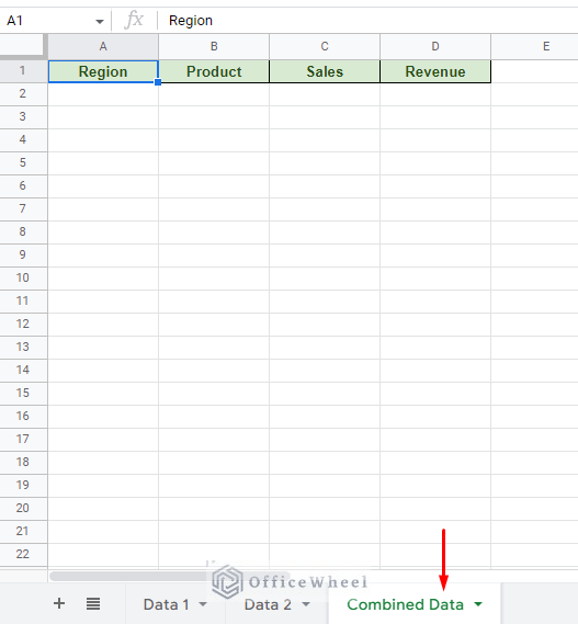 Google Sheets Create a Pivot Table with Data from Multiple Sheets