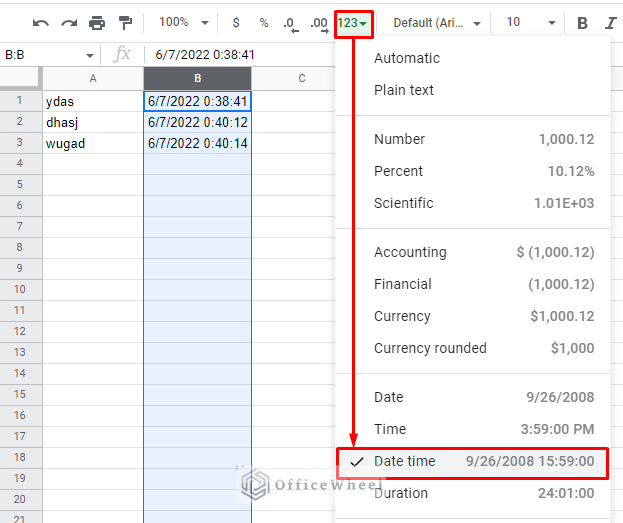 Apply an Automatic Timestamp Using Google Sheets Script (3 Easy ways) OfficeWheel