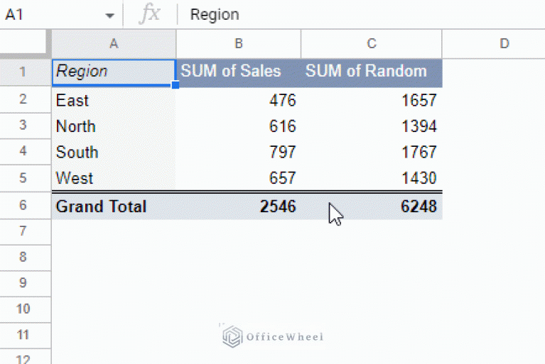 How to Refresh a Pivot Table in Google Sheets (3 Ways) OfficeWheel