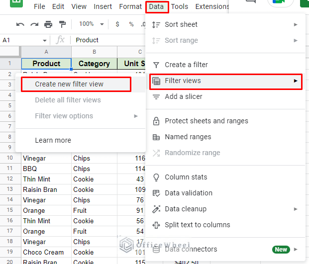 Filter Data Using Filter Views in Google Sheets (An Easy Guide