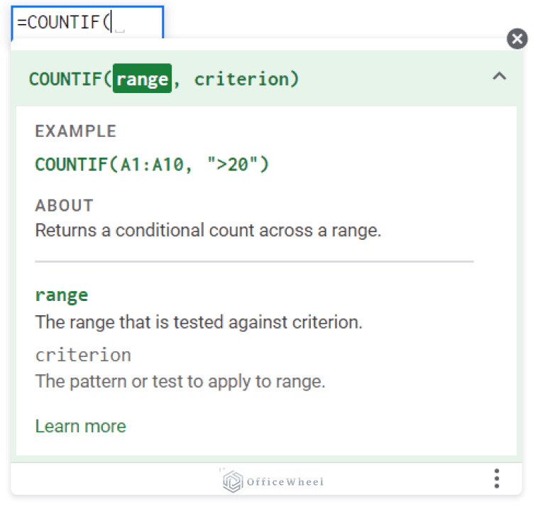 Google Sheets Count Cells from Another Workbook with COUNTIF Function