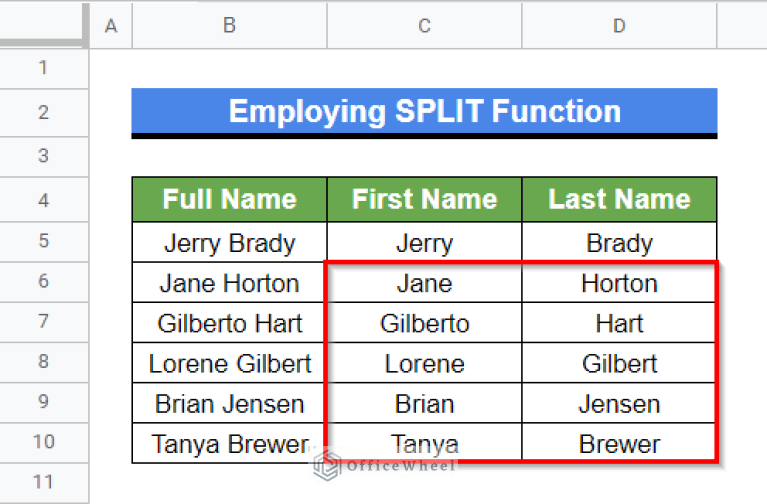 How to Split String Using Apps Script in Google Sheets