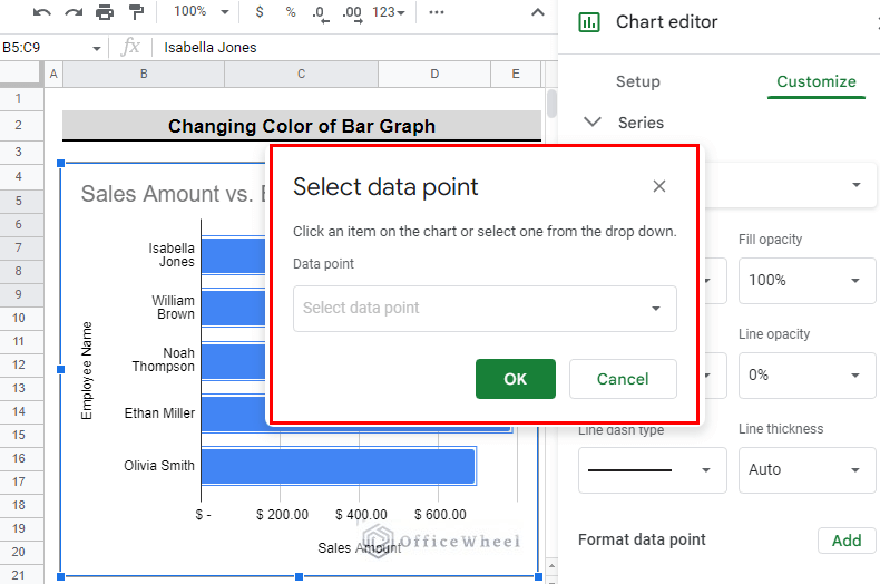 How to Change Color of Bar Graph in Google Sheets (Easy Steps)