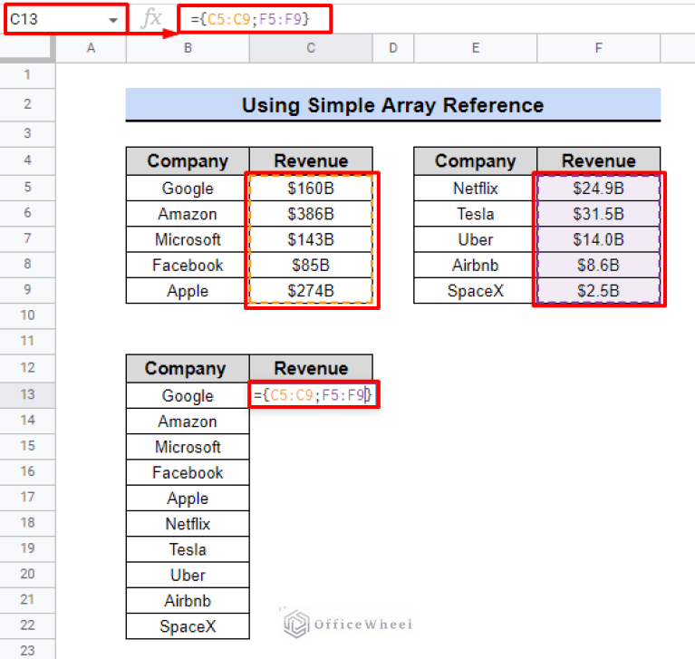 How to Concatenate Two Columns in Google Sheets OfficeWheel