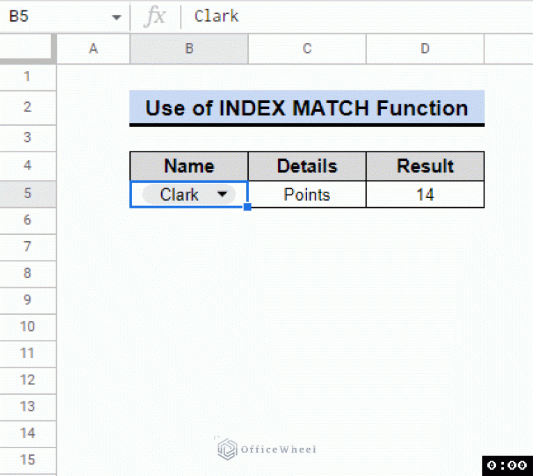 Use INDEX MATCH Across Multiple Sheets in Google Sheets