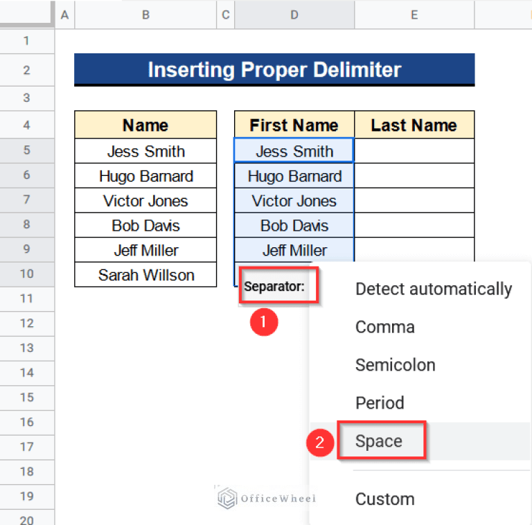 [Solved!] Split Text to Columns Is Not Working in Google Sheets
