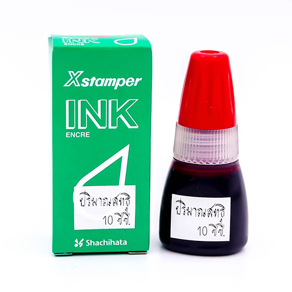 หมึกเติมตรายางหมึกในตัว Xstamper CS10N สีแดง Officework